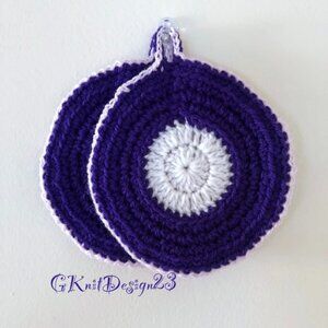 Crochet Pot holders, Kitchen decor, Handmade Pot Holders